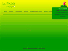 Tablet Screenshot of campinglaprairie.com